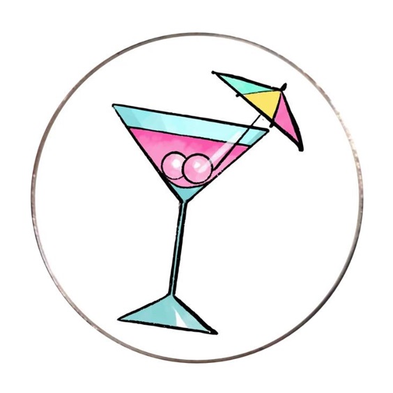 Magnetyczny marker golfowy - drink