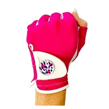 Best of Golf America Half Finger damska rękawica golfowa, różowa