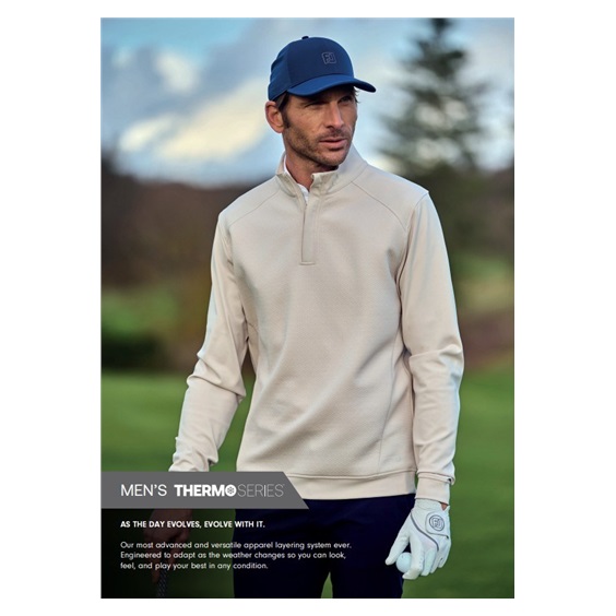Footjoy ThermoSeries Ottoman Midlayer męska bluza, stone