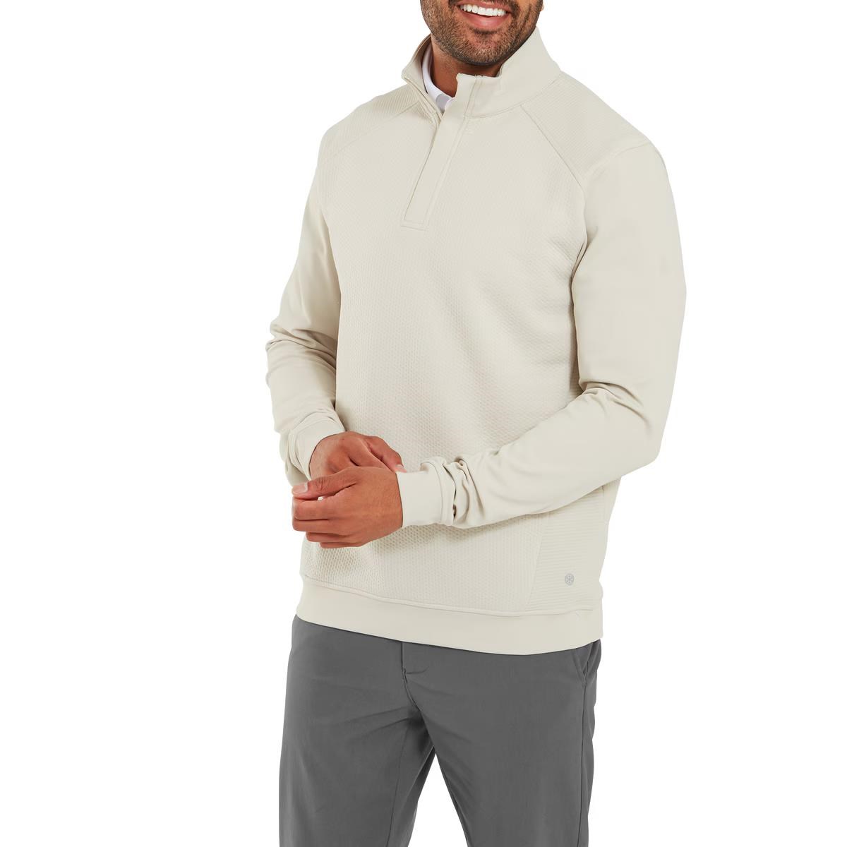 Footjoy ThermoSeries Ottoman Midlayer męska bluza, stone