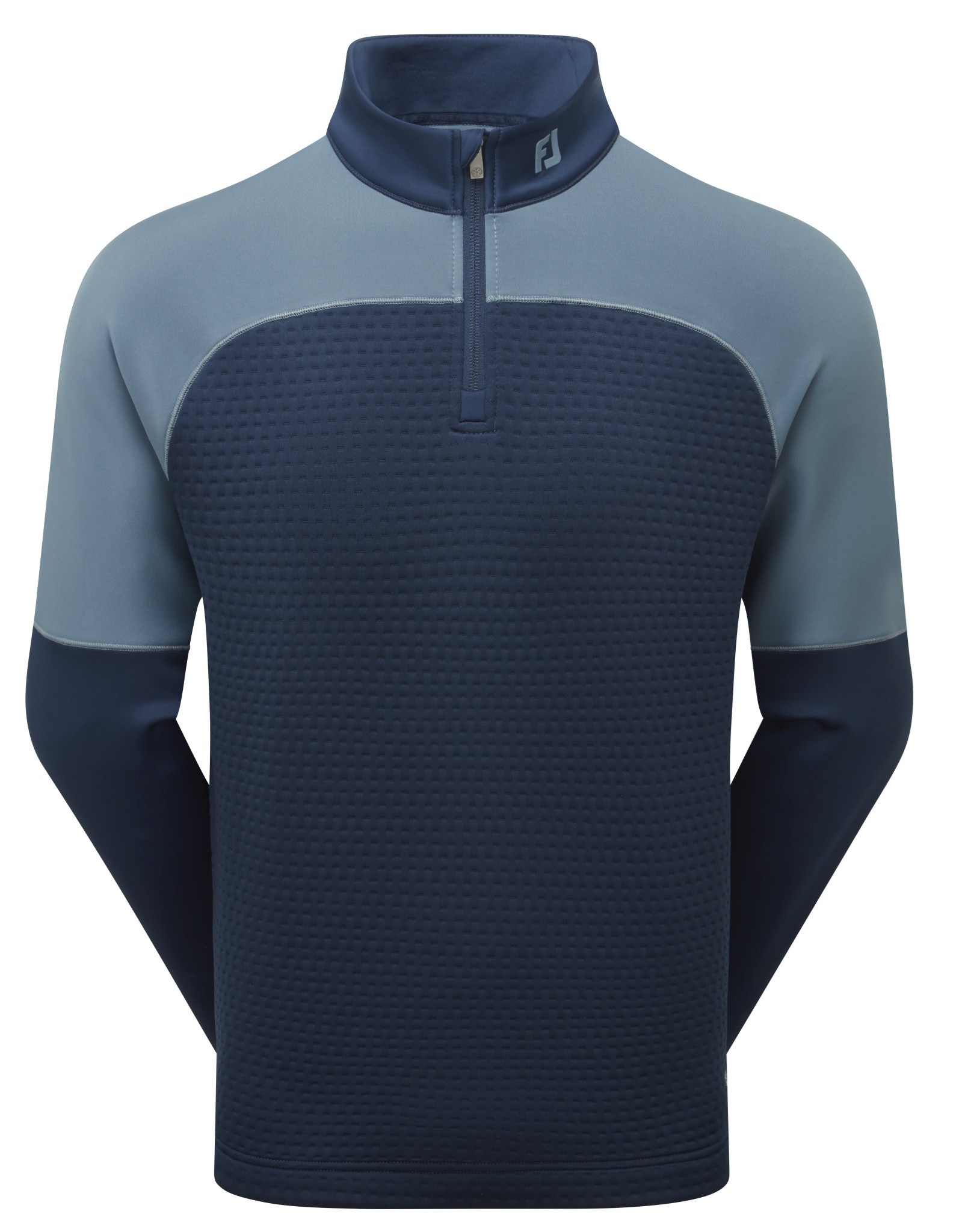 FootJoy ThermoSeries Jacquard Midlayer męska bluza, navy slate