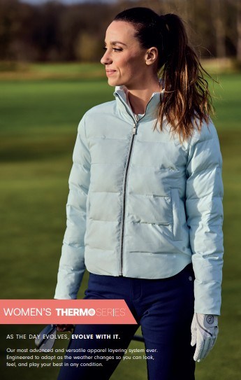FootJoy ThermoSeries Insulated damska kurtka, ice blue