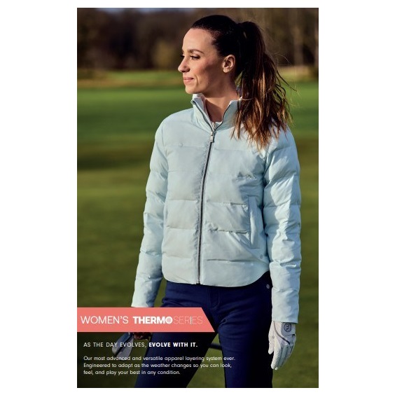 FootJoy ThermoSeries Insulated damska kurtka, ice blue