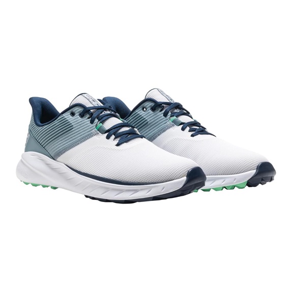 FootJoy Flex męskie buty golfowe, biało/niebieski