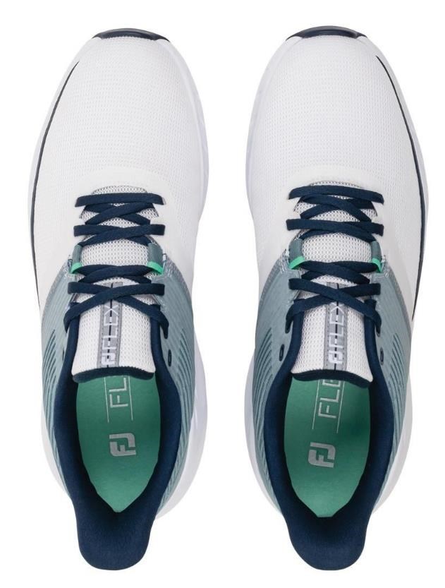 FootJoy Flex męskie buty golfowe, biało/niebieski