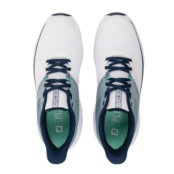 FootJoy Flex męskie buty golfowe, biało/niebieski