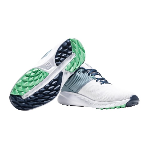 FootJoy Flex męskie buty golfowe, biało/niebieski