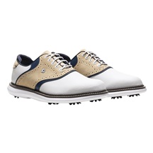 FootJoy Traditions męskie buty golfowe, biało/beżowe