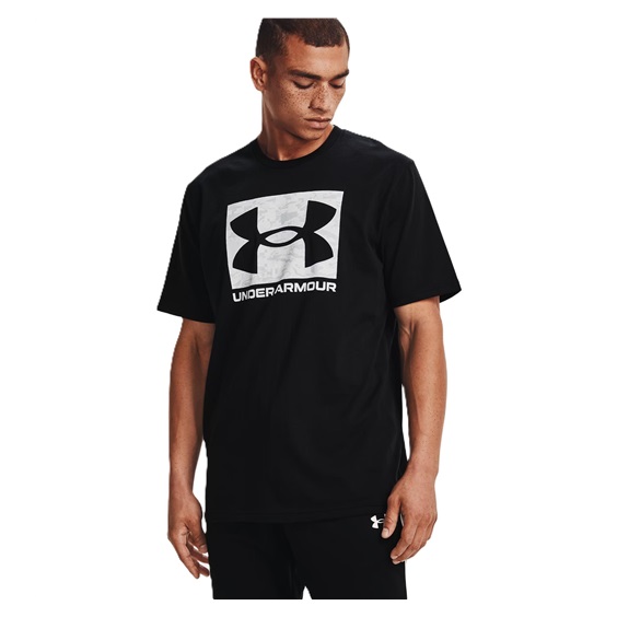 Under Armour ABC Camo Boxed Logo SS męski T-shirt, czarny