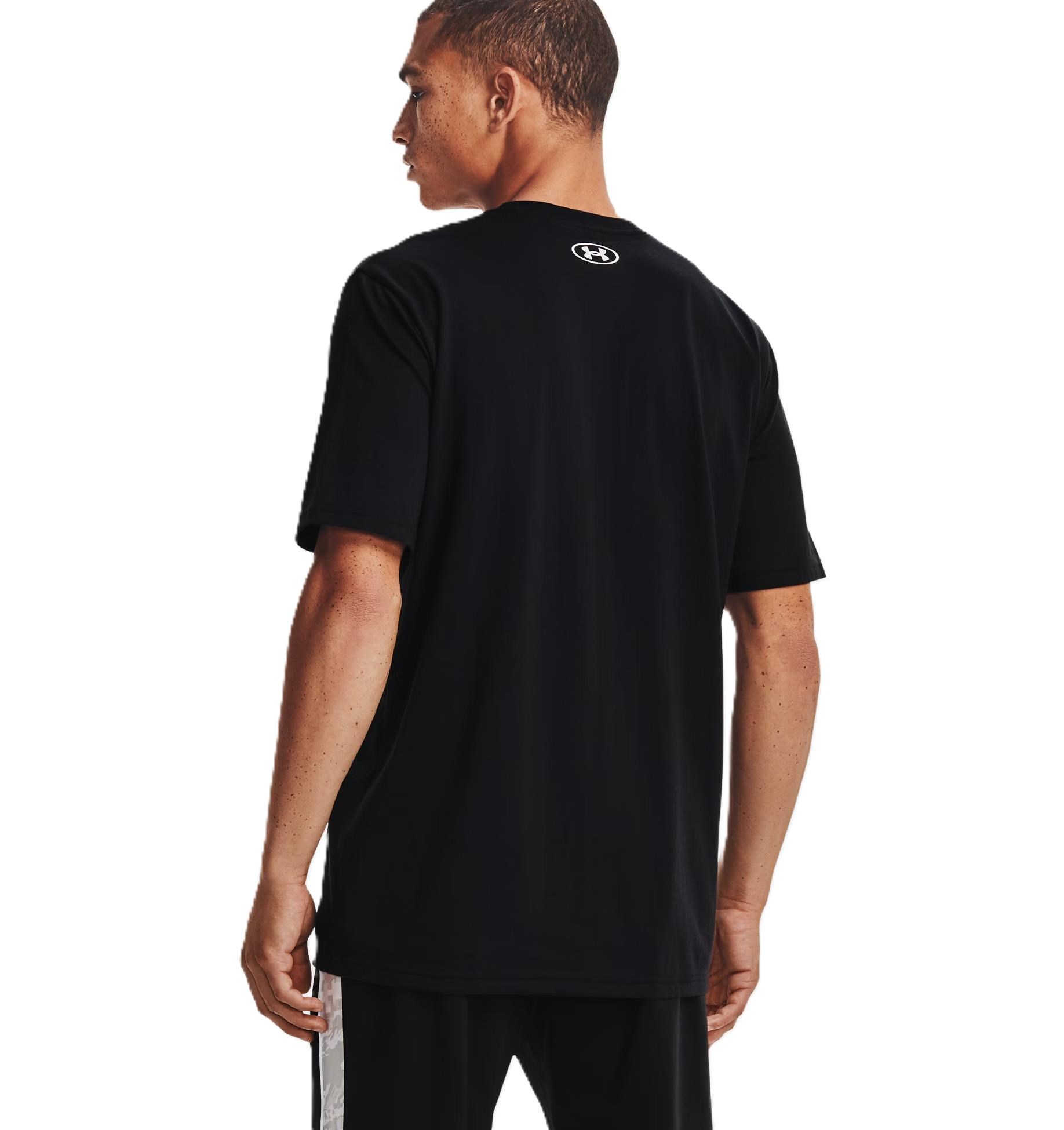 Under Armour ABC Camo Boxed Logo SS męski T-shirt, czarny