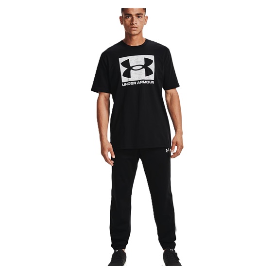 Under Armour ABC Camo Boxed Logo SS męski T-shirt, czarny