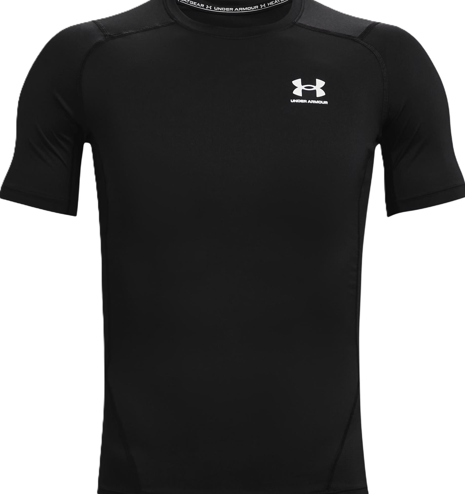 Under Armour HeatGear męska koszulka termiczna, czarna