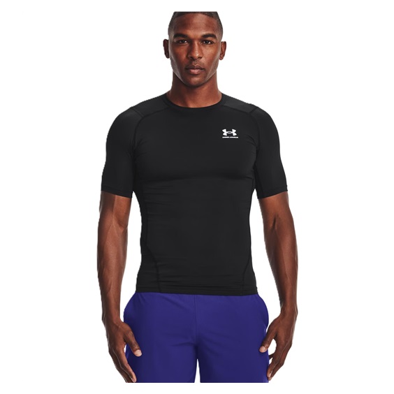 Under Armour HeatGear męska koszulka termiczna, czarna