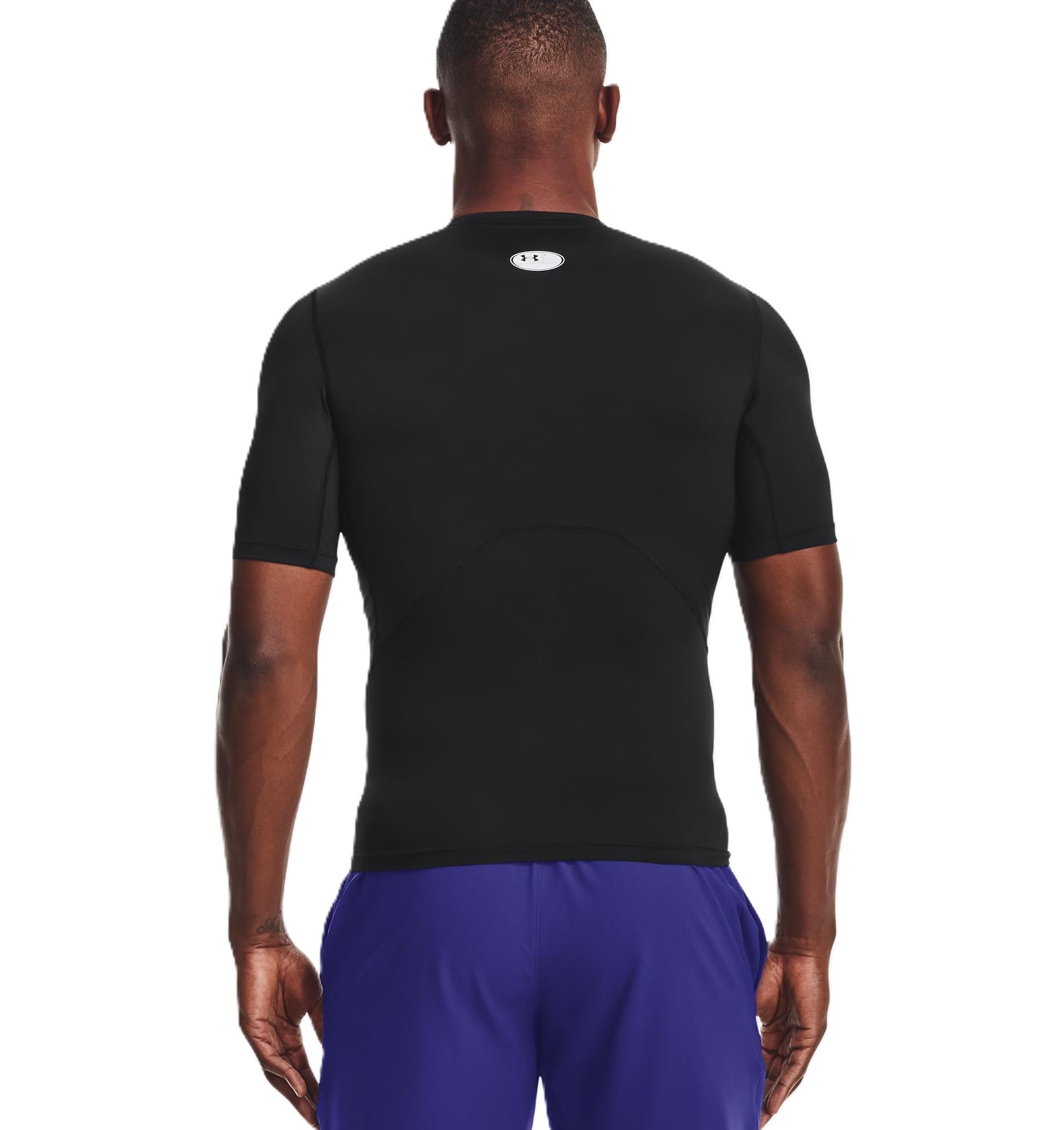 Under Armour HeatGear męska koszulka termiczna, czarna