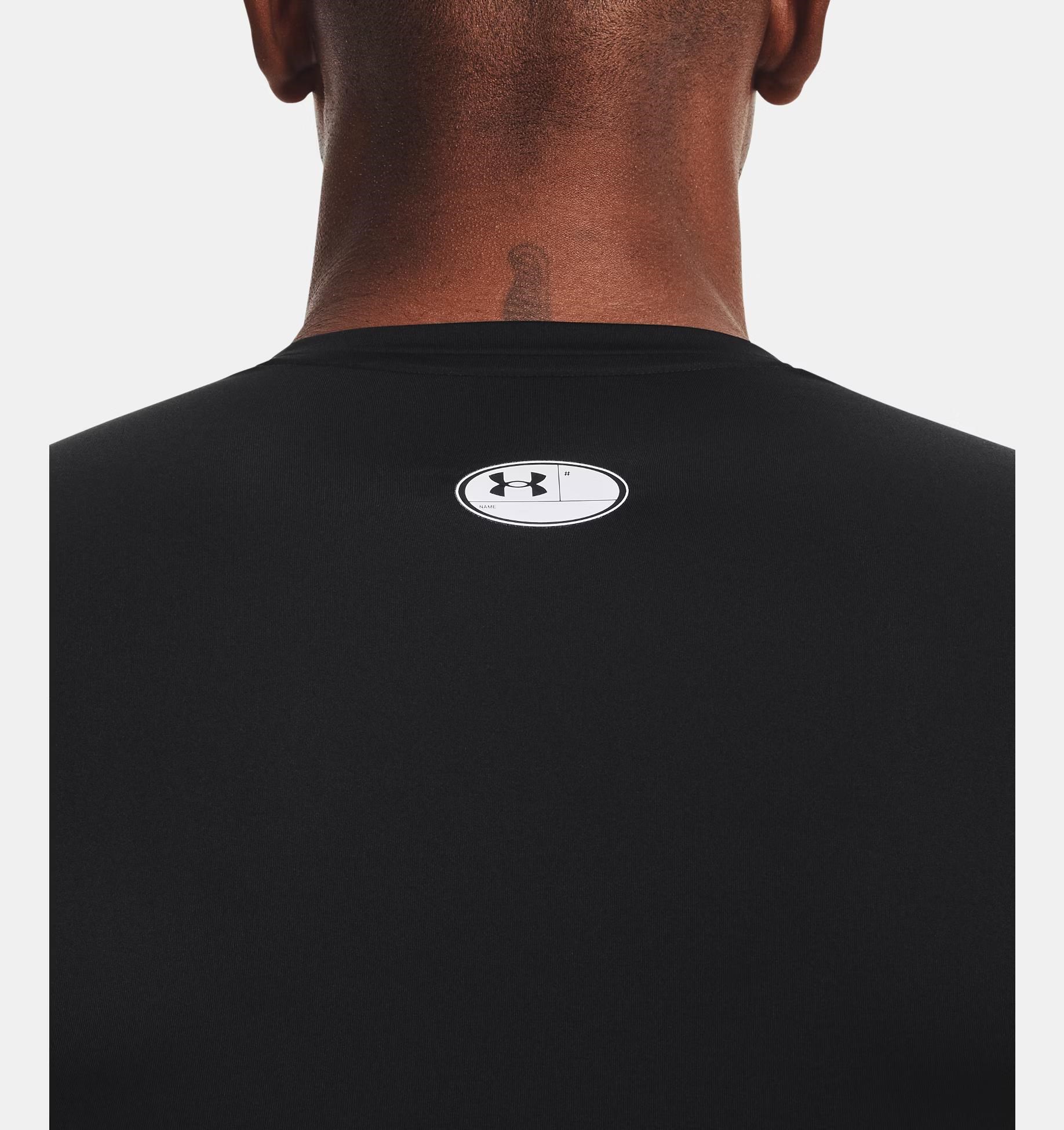 Under Armour HeatGear męska koszulka termiczna, czarna