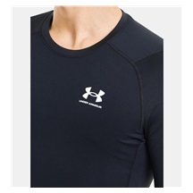 Under Armour HeatGear męska koszulka termiczna, czarna