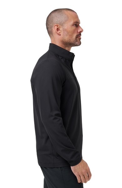 Travis Mathew Wanderlust quater zip męska kurtka, czarna
