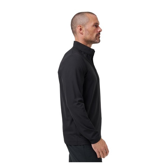 Travis Mathew Wanderlust quater zip męska kurtka, czarna