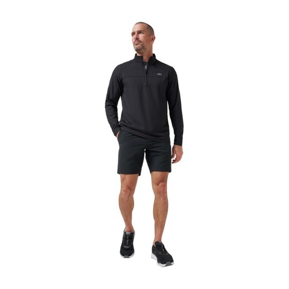 Travis Mathew Wanderlust quater zip męska kurtka, czarna