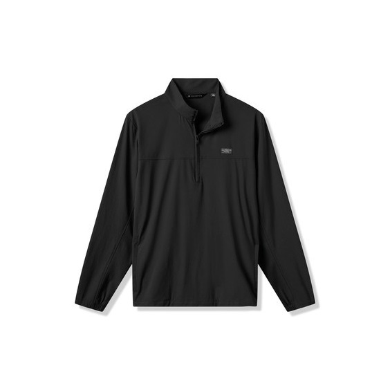 Travis Mathew Wanderlust quater zip męska kurtka, czarna