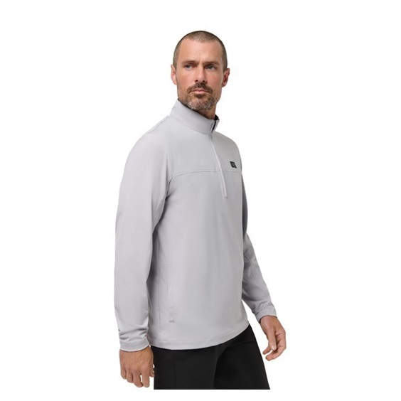 Travis Mathew Wanderlust quater zip męska kurtka, micro chip
