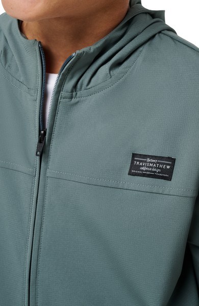Travis Mathew Wanderlust dziecięca bluza, balsam green