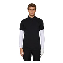 J.Lindeberg KV Print męskie polo, czarne