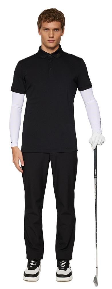 J.Lindeberg KV Print męskie polo, czarne