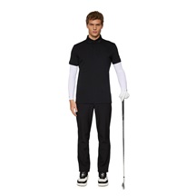 J.Lindeberg KV Print męskie polo, czarne