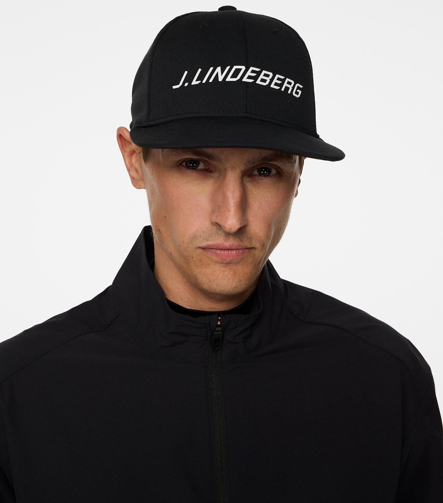 J.Lindeberg Drive Cap czapka z daszkiem, czarna