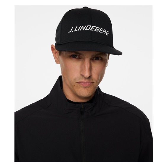 J.Lindeberg Drive Cap czapka z daszkiem, czarna
