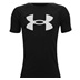 Under Armour Tech Big Logo junior t-shirt, czarny