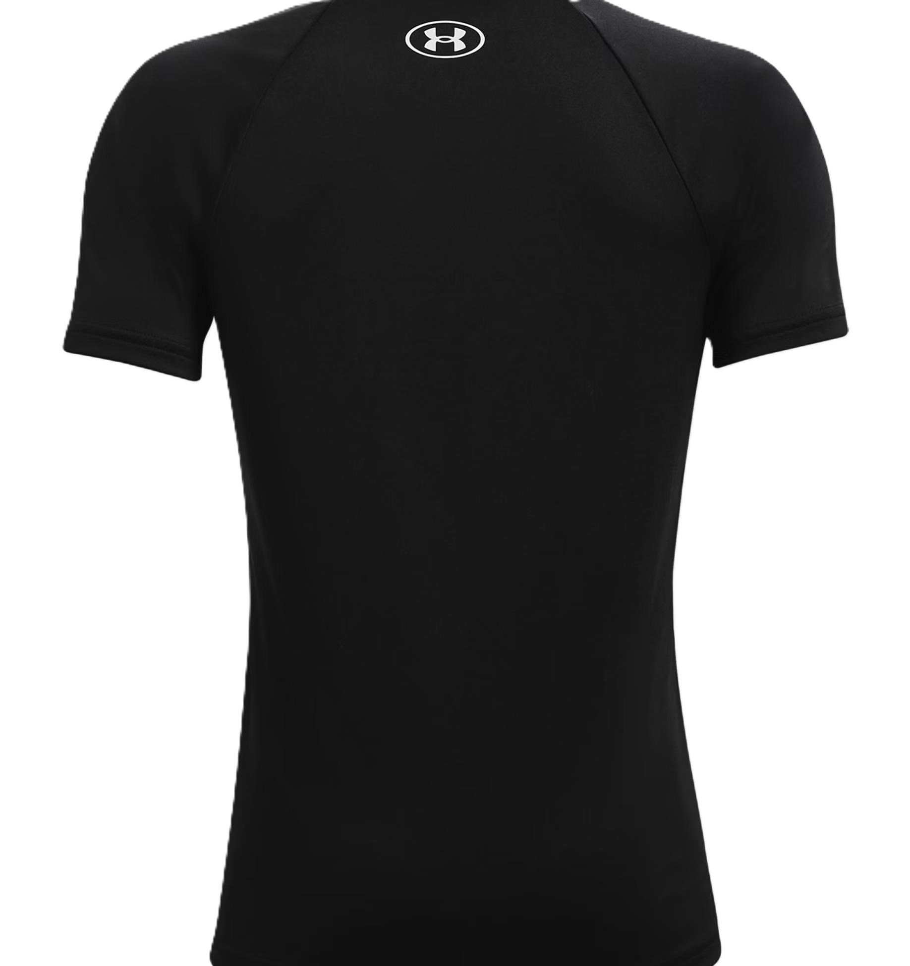 Under Armour Tech Big Logo junior t-shirt, czarny