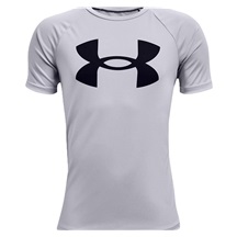 Under Armour Tech Big Logo junior t-shirt, szary