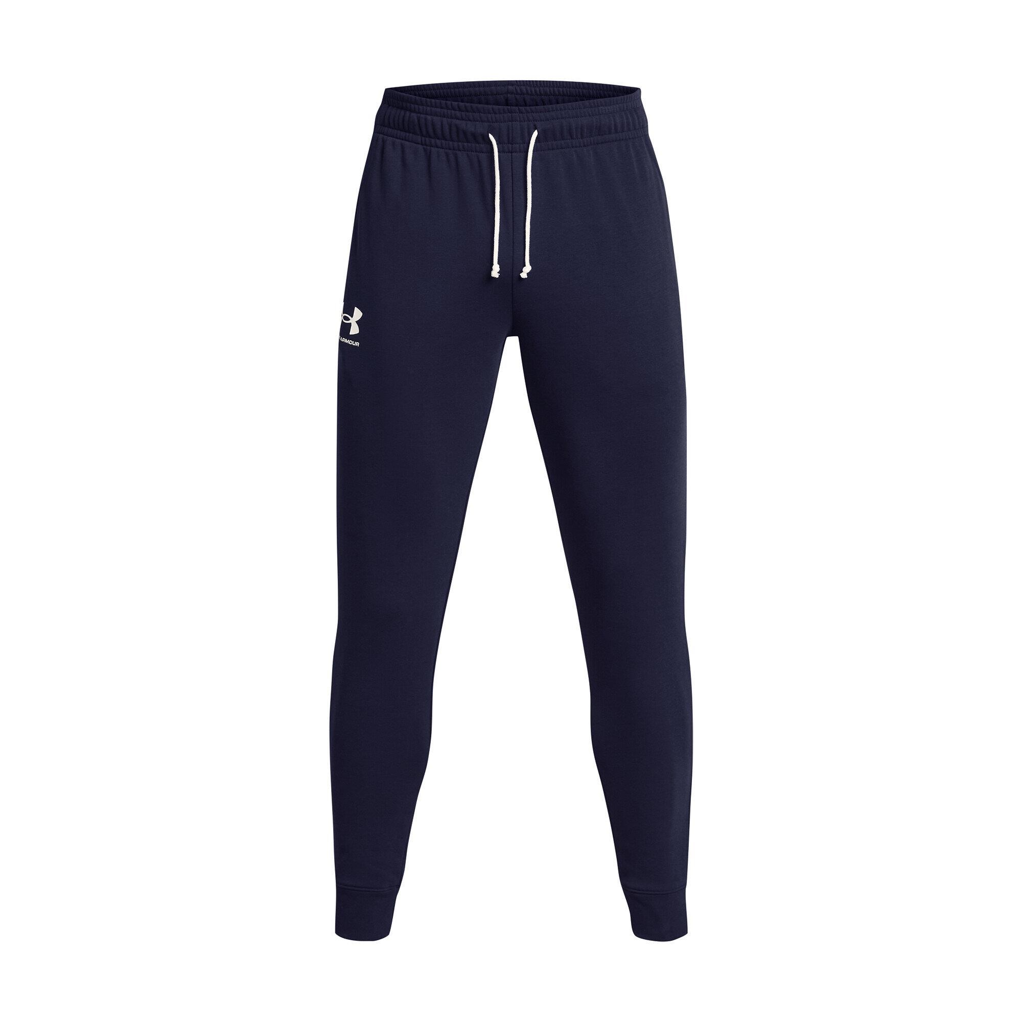 Under Armour Rival Terry męskie spodnie dresowe, granatowe