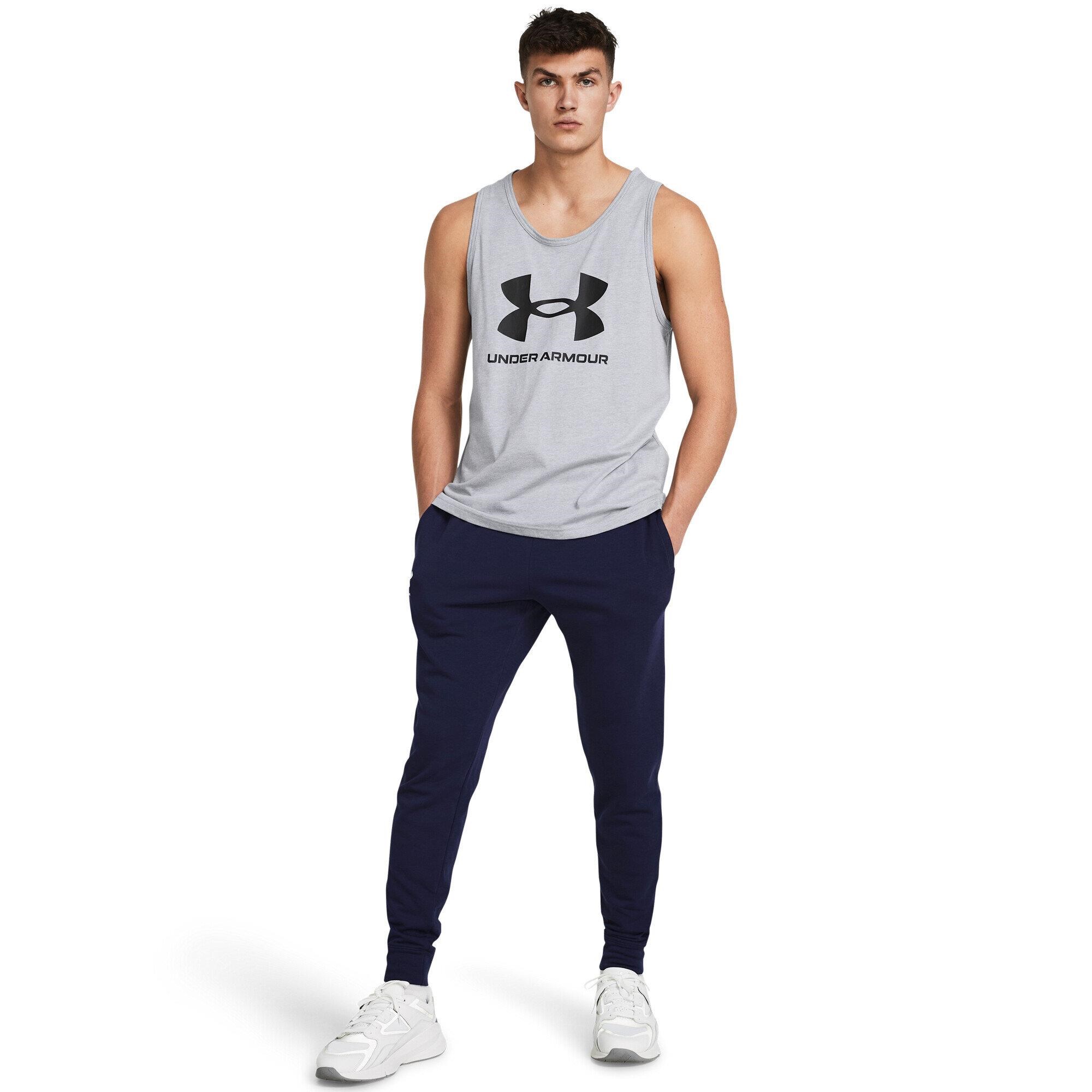 Under Armour Rival Terry męskie spodnie dresowe, granatowe