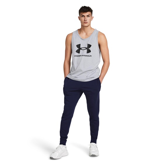 Under Armour Rival Terry męskie spodnie dresowe, granatowe