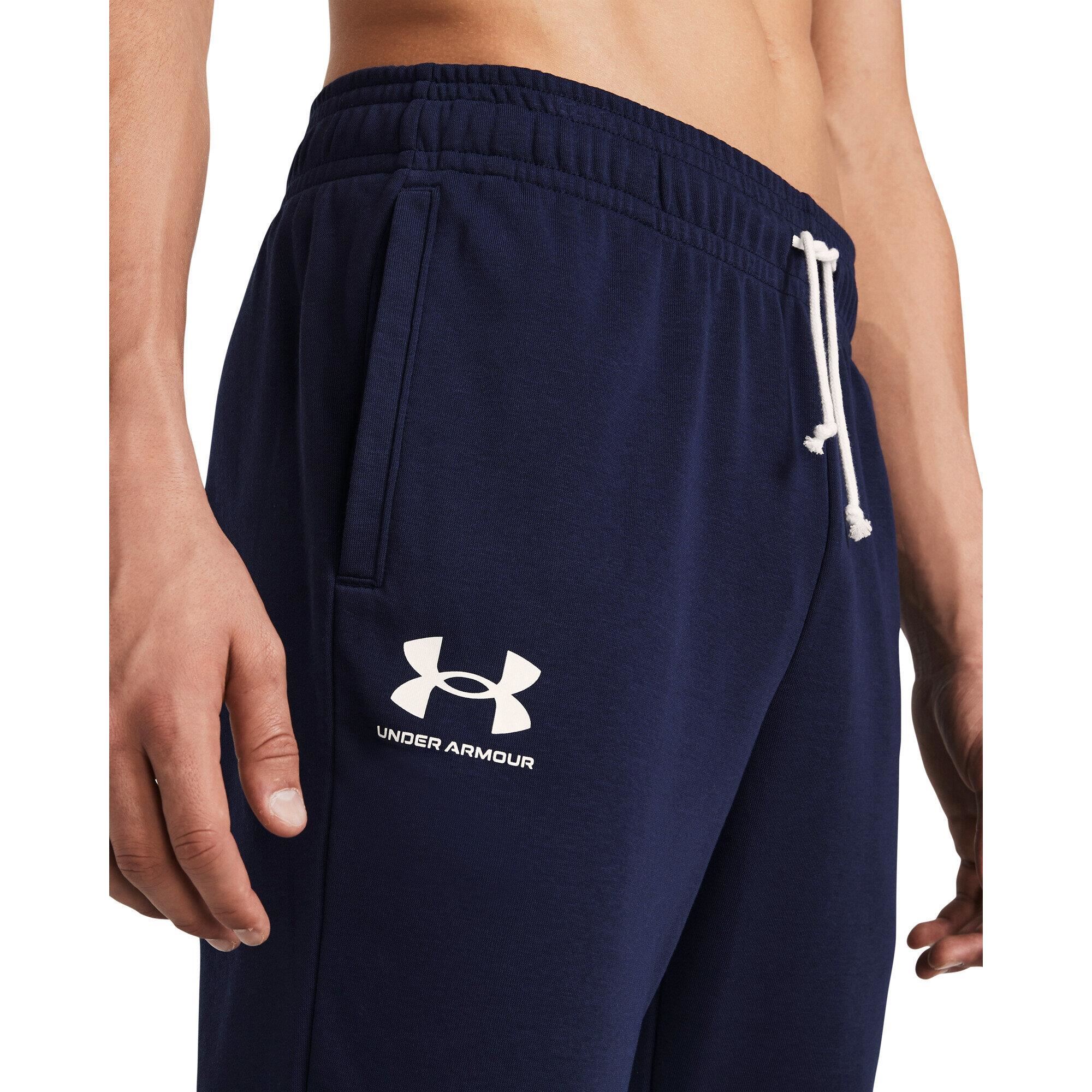 Under Armour Rival Terry męskie spodnie dresowe, granatowe