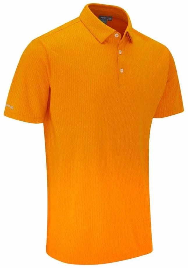 PING Hershel męskie polo, sunburst multi