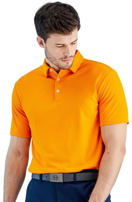 PING Hershel męskie polo, sunburst multi