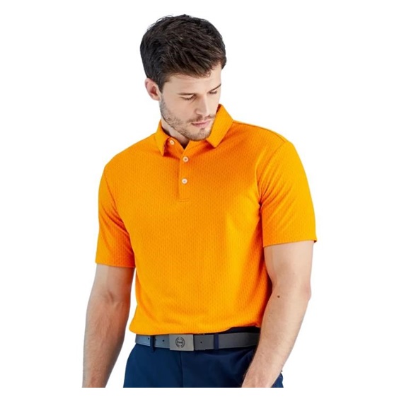 PING Hershel męskie polo, sunburst multi