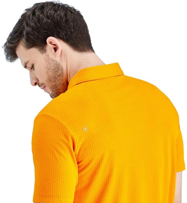 PING Hershel męskie polo, sunburst multi