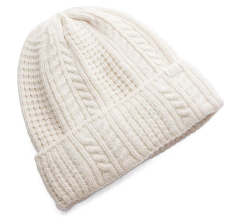 Under Armour Halftime Cable Knit damska czapka zimowa, stone/khaki base