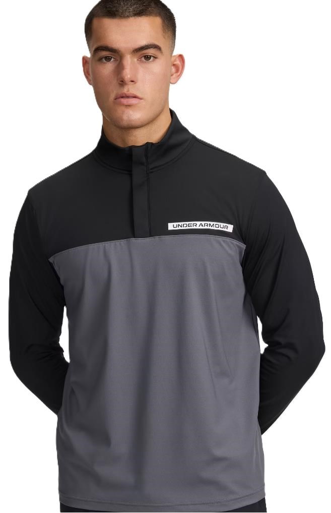 Under Armour T2G 1/4 Zip męska bluza, czarna/castlerock