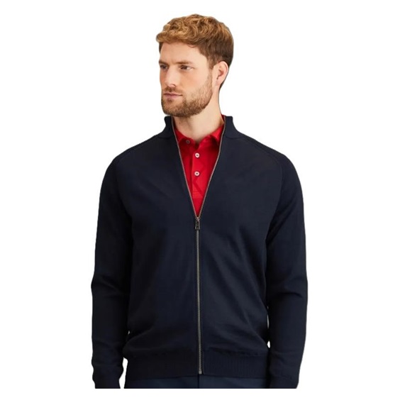 Ping Murphy Lined full zip męski sweter, granatowy