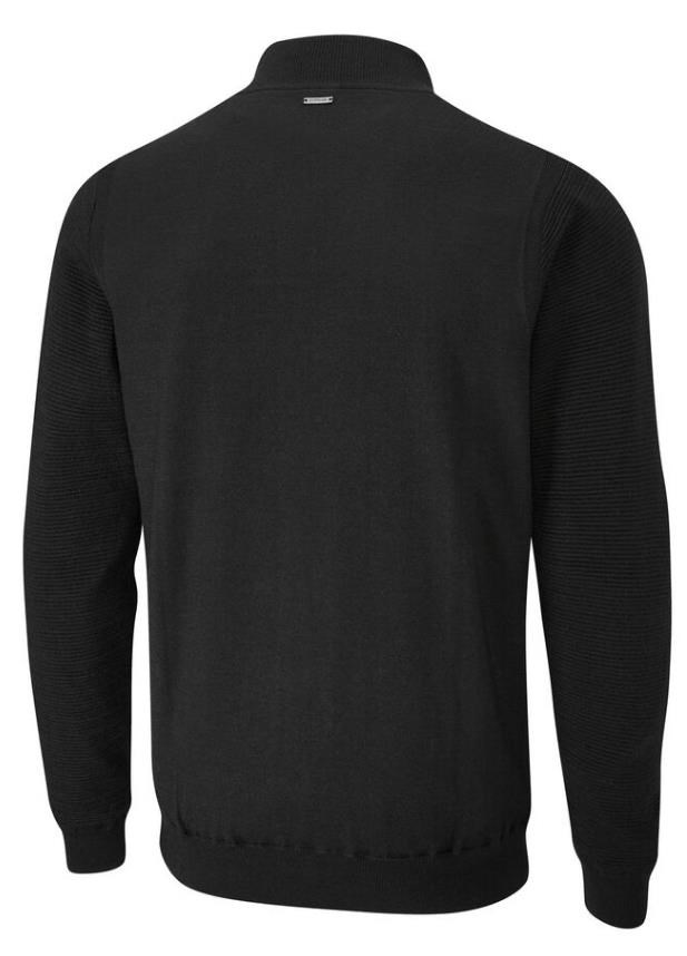Ping Croy Lined Half Zip męski sweter, czarny