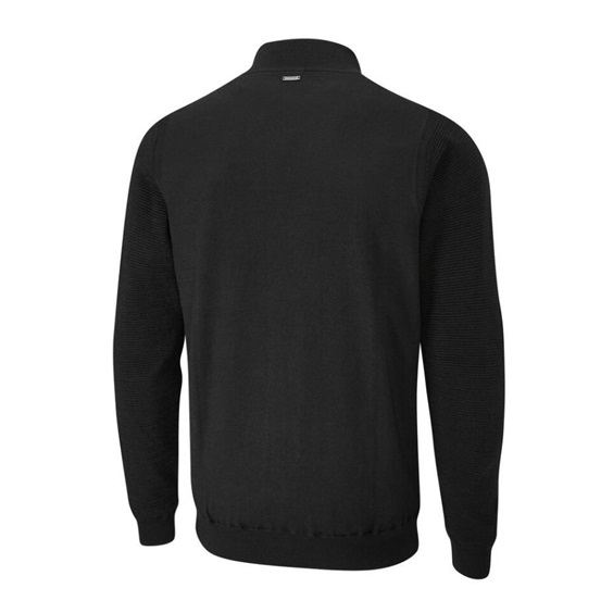 Ping Croy Lined Half Zip męski sweter, czarny