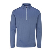 Ping Bexton half Zip fleece męska bluza, airforce multi