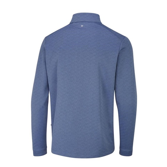 Ping Bexton half Zip fleece męska bluza, airforce multi
