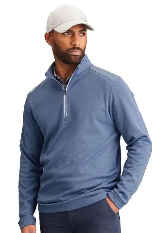 Ping Bexton half Zip fleece męska bluza, airforce multi